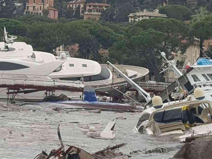 Salgono a 12 le vittime. Distrutto il porto di Rapallo, Liguria in ginocchio