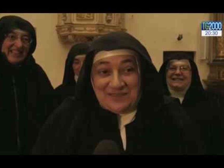 Francesco visita a sorpresa le suore di clausura di Spello