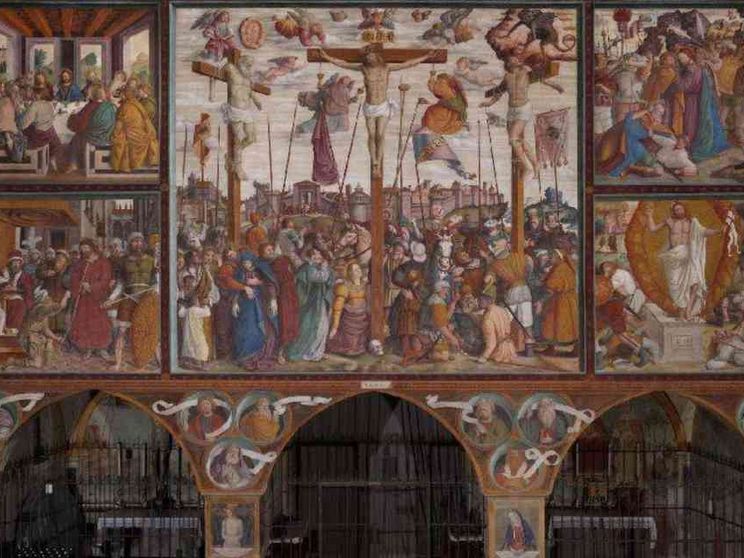 L'affresco a Caravaggio salvato da un antibiotico