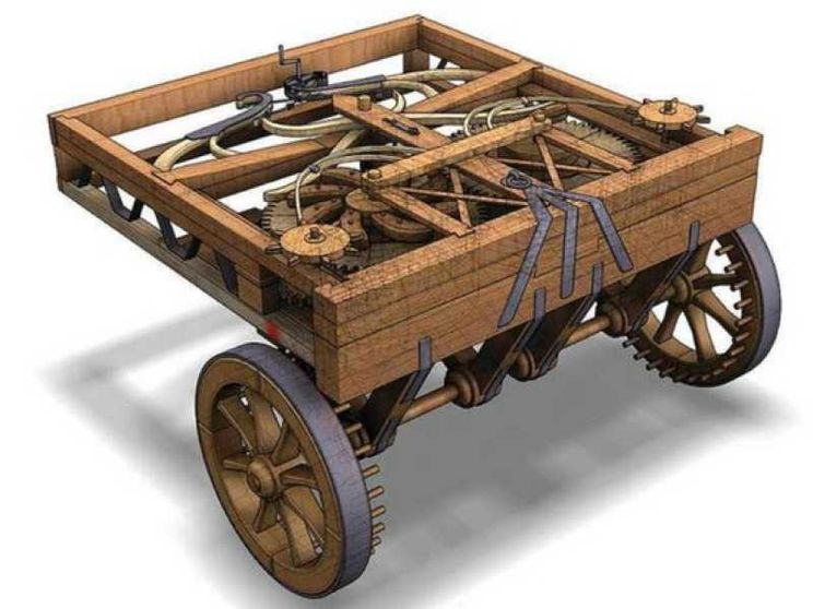 La prima auto? La ideò Leonardo e ha 541 anni