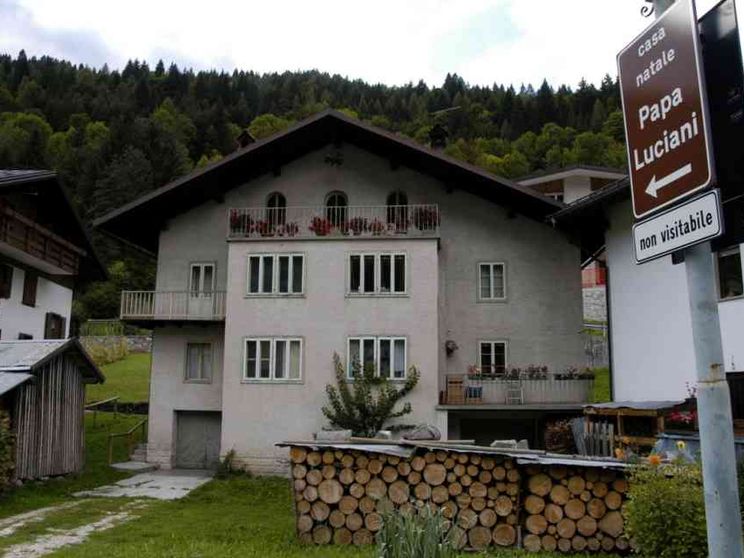 Dal 2 agosto apre la casa dove nacque Giovanni Paolo I