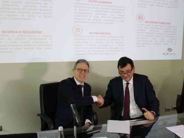 Firmata la convenzione tra Fondazione Lavoro e Quanta