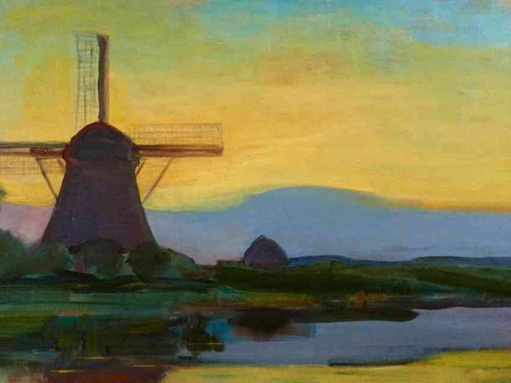 Mondrian prima dell'astrazione, cioè figurativo