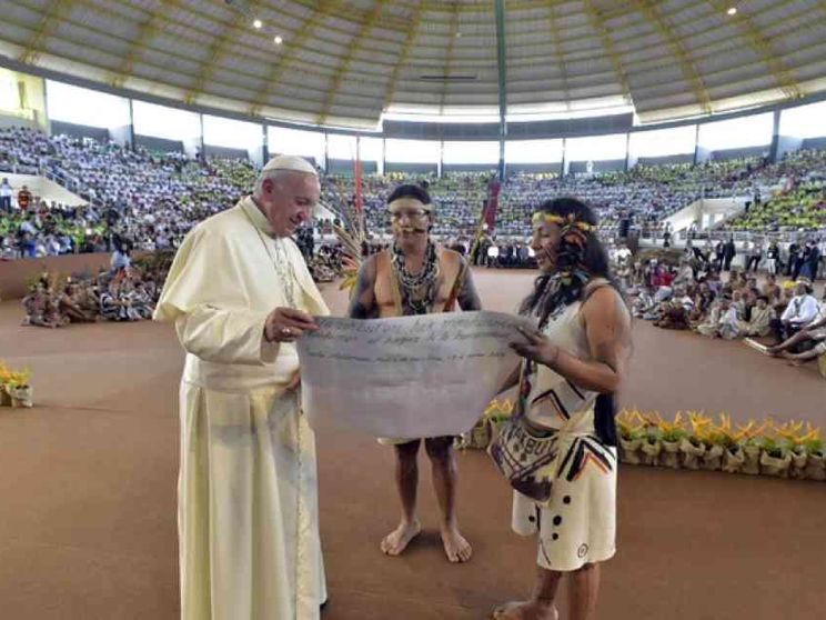 Il grazie a Francesco da tutta l’Amazzonia