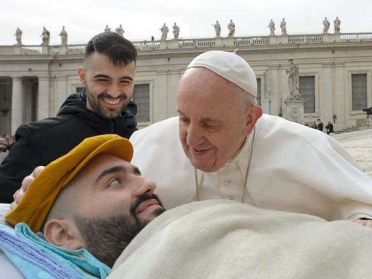 Paolo Palumbo incontra il Papa: «Impossibile descrivere la gioia»