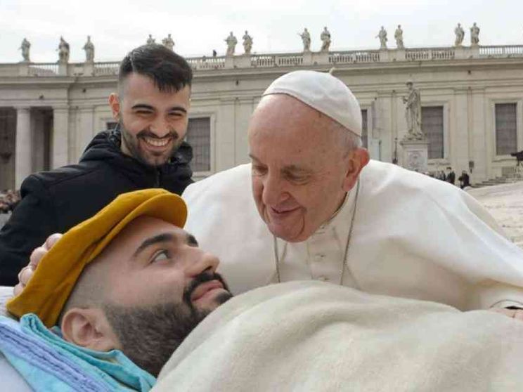 Paolo Palumbo incontra il Papa: «Impossibile descrivere la gioia»