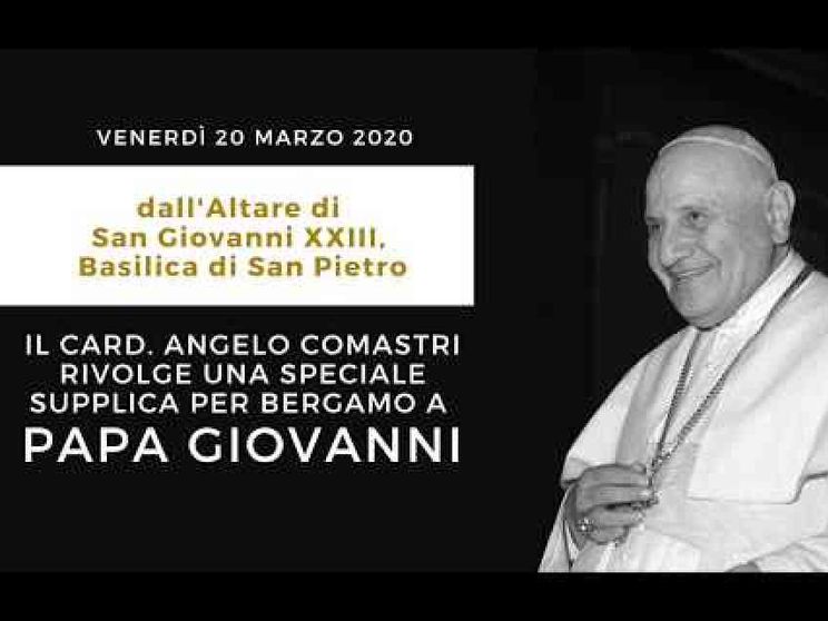 «Papa Giovanni, prega per la tua terra». La supplica del cardinale Comastri