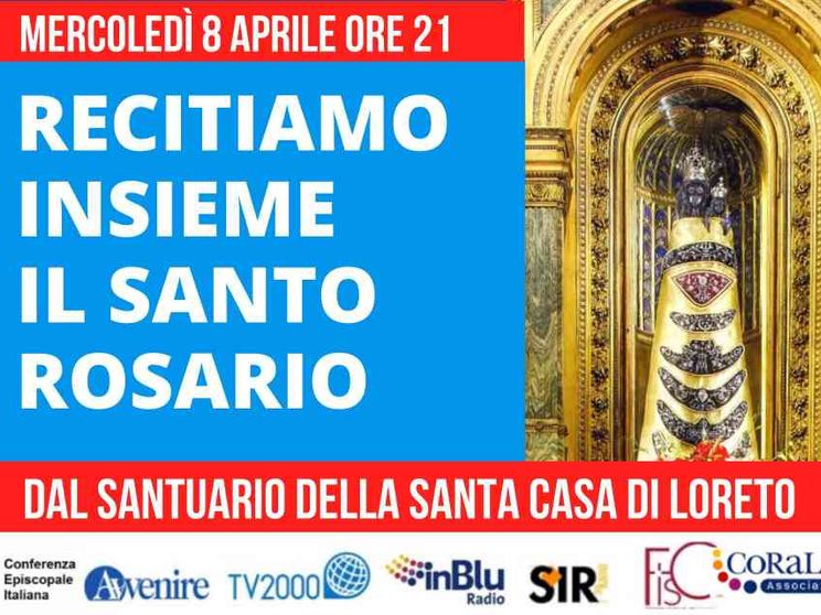 Da Loreto il Rosario promosso dai media Cei / I TESTI PER PREGARE INSIEME