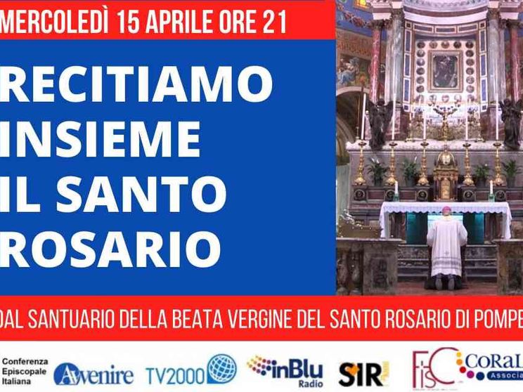 Oggi da Pompei il Rosario promosso dai media Cei / IL LIBRETTO PER PREGARE