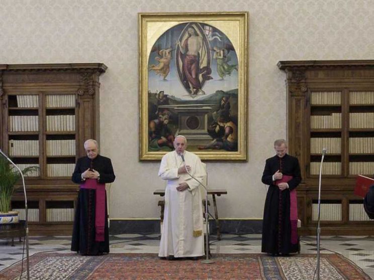 Il Papa: santa Caterina protegga l'Italia e l'Europa