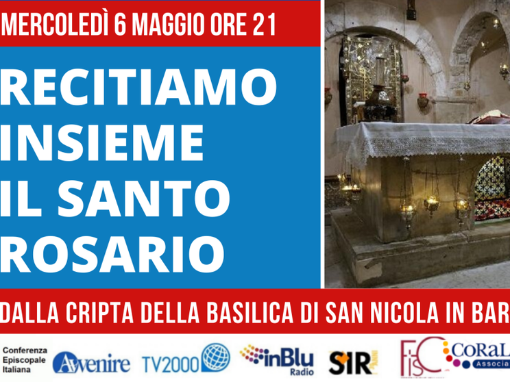 Cei, il 6 maggio il Rosario a Bari nella Basilica di San Nicola / IL LIBRETTO