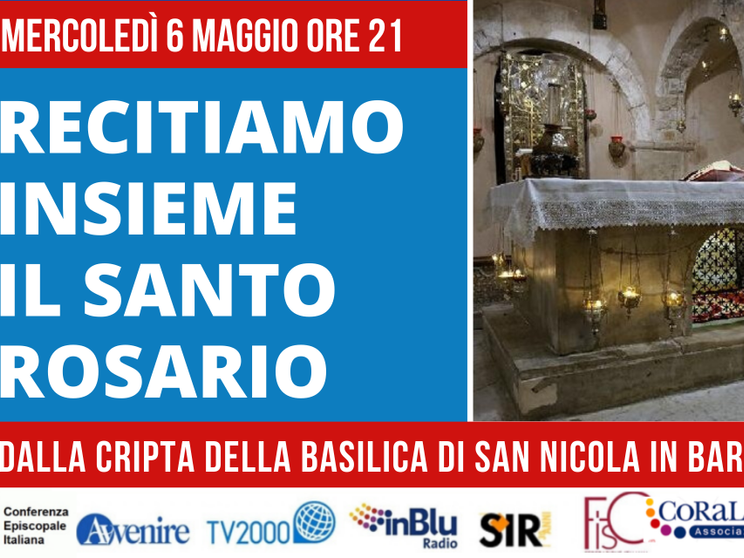 Cei, il 6 maggio il Rosario a Bari nella Basilica di San Nicola / IL LIBRETTO