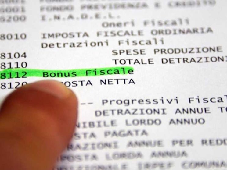 Perdita media in busta paga di 472 euro