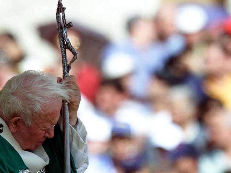 Nella liturgia abbracciava il mondo guardando al cielo
