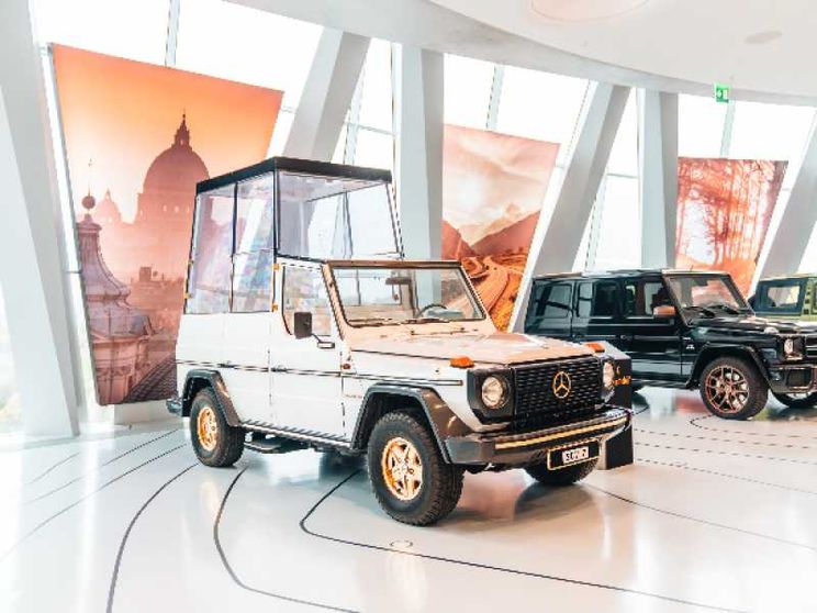 La prima Papamobile compie 40 anni ed entra nel Museo Mercedes