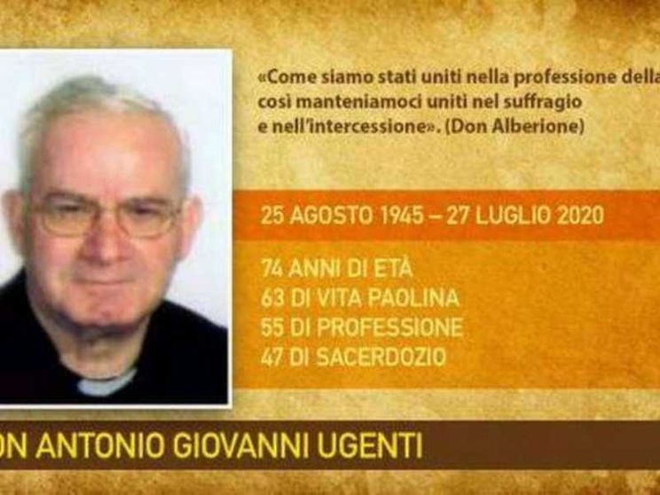 Addio a don Antonio Ugenti, fu chiamato dal cardinale Tomko a rilanciare «Fides»