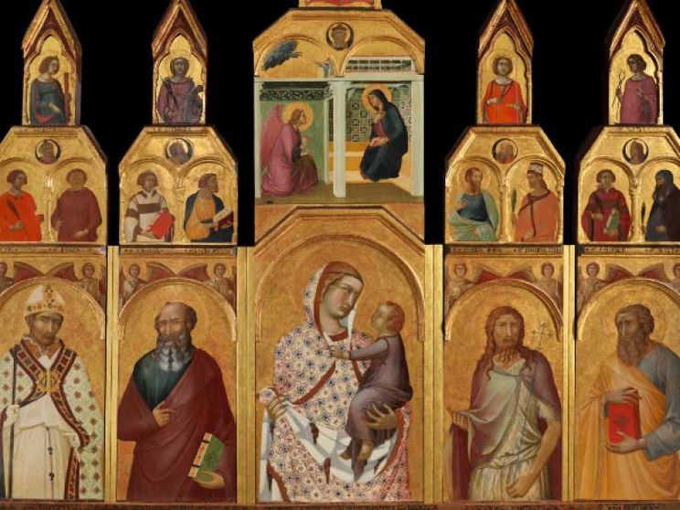Torna ad Arezzo restaurato il grande polittico di Pietro Lorenzetti