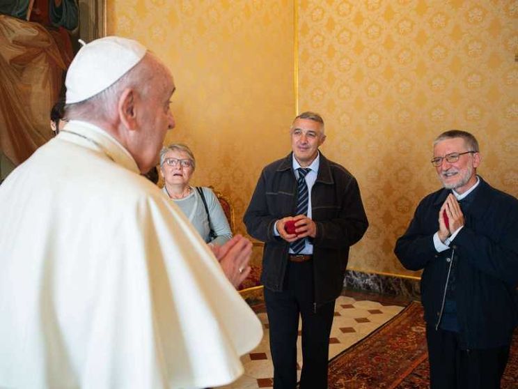 Il Papa incontra padre Maccalli, il missionario sequestrato in Niger