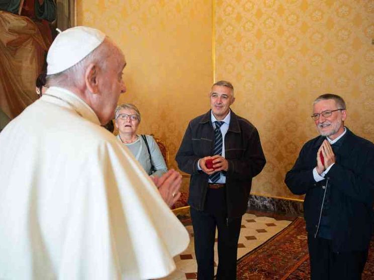 Il Papa incontra padre Maccalli, il missionario sequestrato in Niger