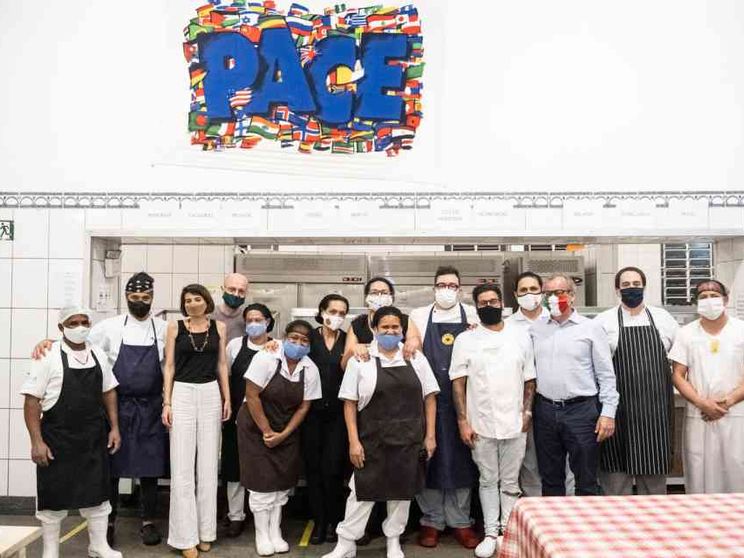 Una cena italiana per gli ospiti dell'Arsenale di San Paolo