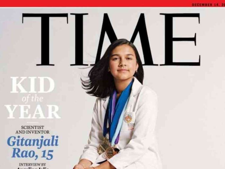 Gitanjali Rao è la prima ‘Kid of the year’ a finire sulla copertina del Time