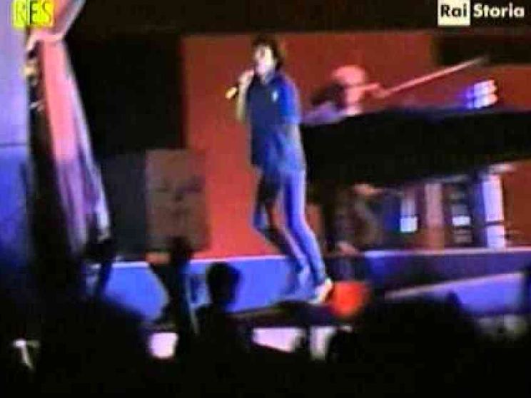 Mick Jagger con la maglia di Paolo Rossi. Quell'estate del 1982