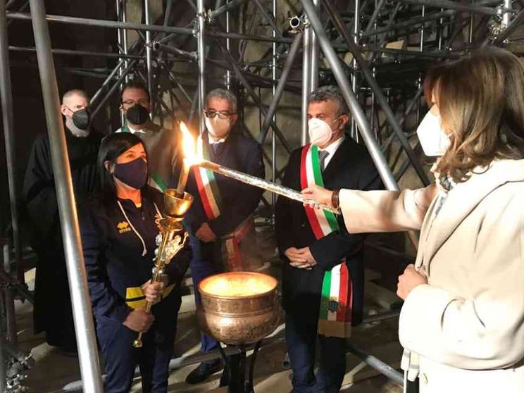 Arde ancora la fiaccola di san Benedetto «pro pace et Europa una»