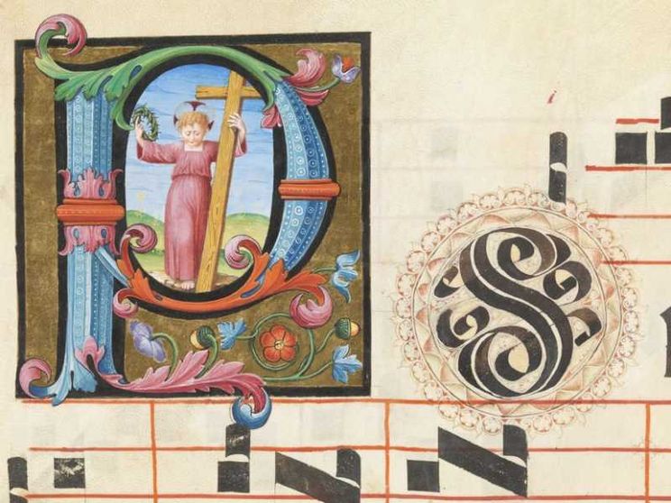 Restaurato il codice 822 della Certosa di Pavia, capolavoro miniato del '400