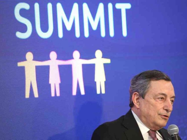 Draghi: troppe disuguaglianze, non lasciare nessuno indietro