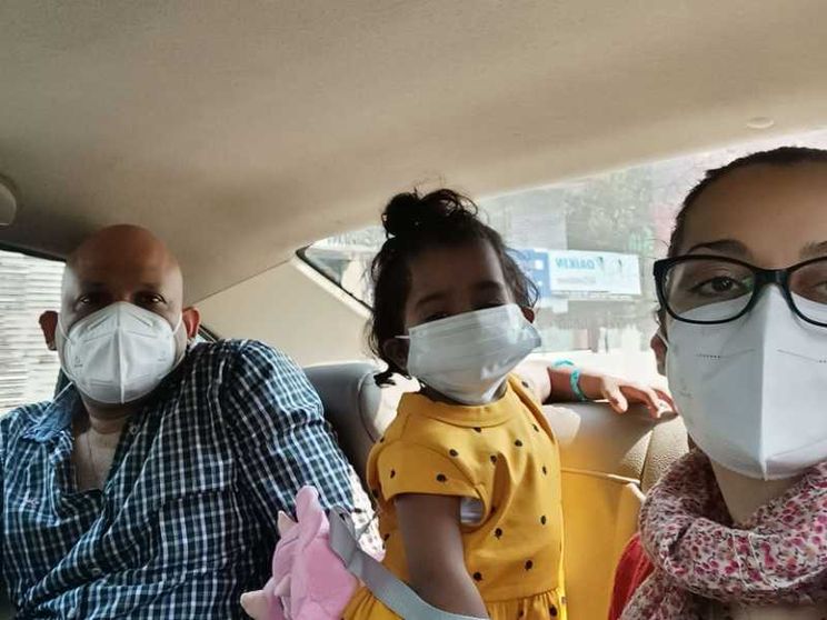 "Abbiamo adottato in India nonostante la pandemia"