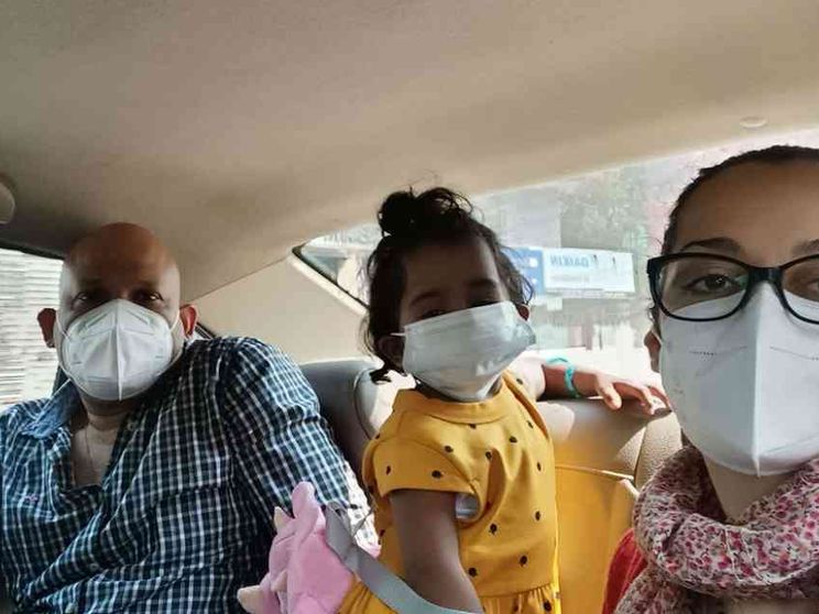 "Abbiamo adottato in India nonostante la pandemia"