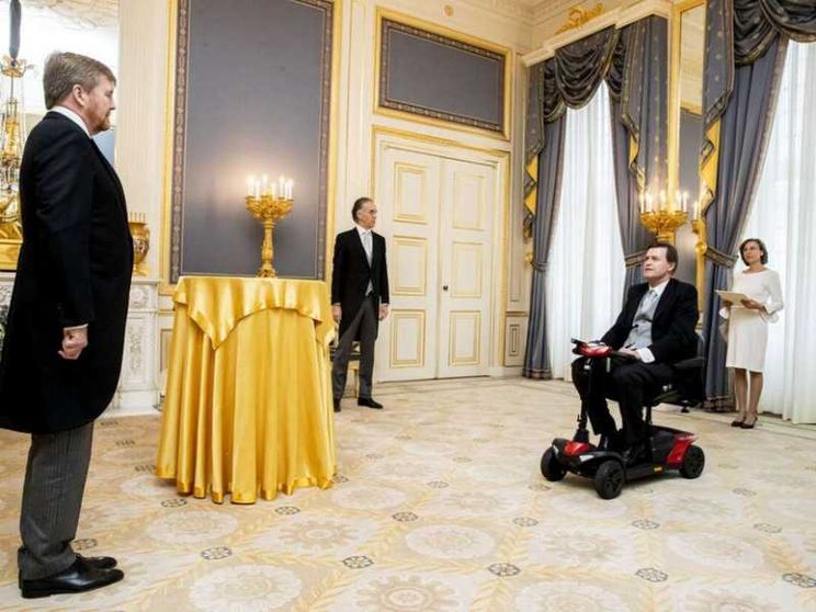 «Malato di sclerosi multipla e ambasciatore, con una marcia in più»
