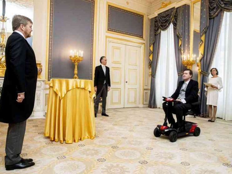 «Malato di sclerosi multipla e ambasciatore, con una marcia in più»