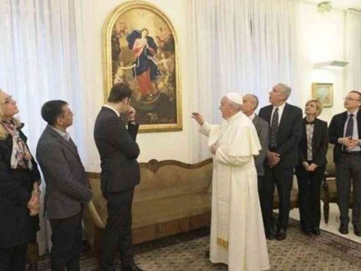 Il Papa affida il post pandemia alla Vergine che scioglie i nodi