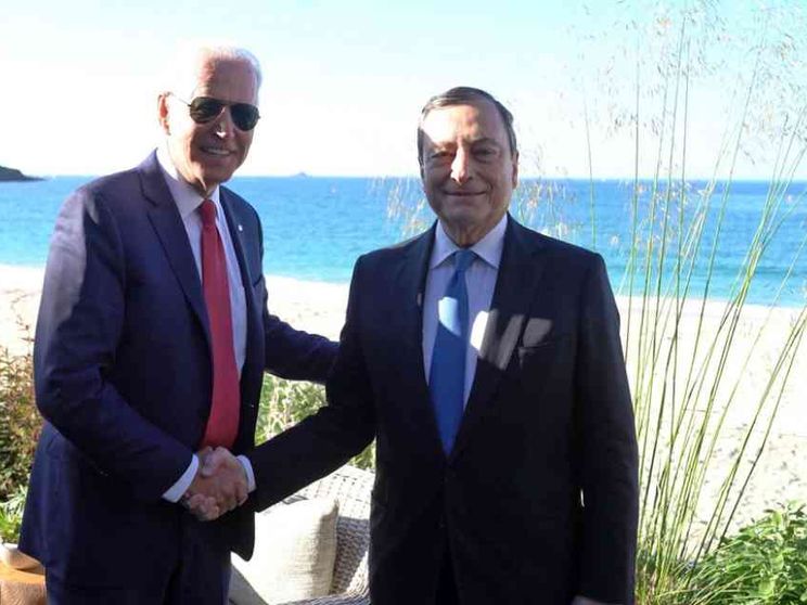 Fra Draghi e Biden è piena sintonia su giovani, donne e ambiente