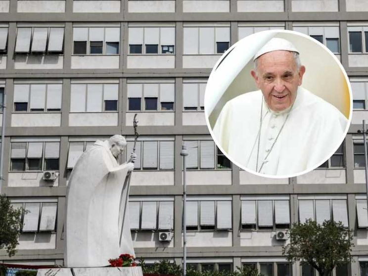 «Papa Francesco sta bene, 7 giorni di degenza al Gemelli»