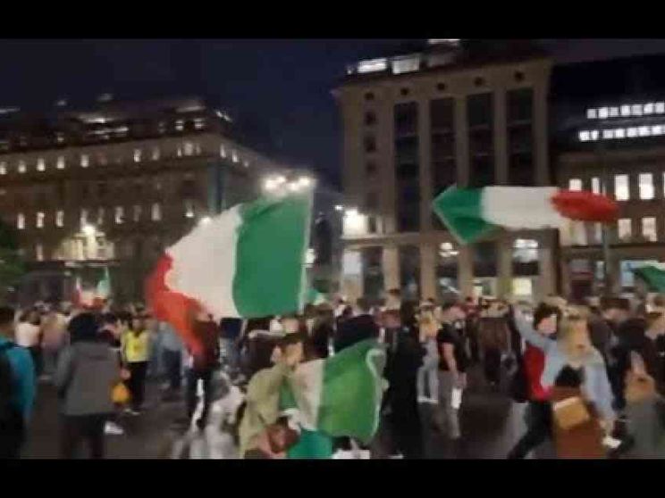 La Scozia fa festa per l'Italia campione e abbandona l'Inghilterra