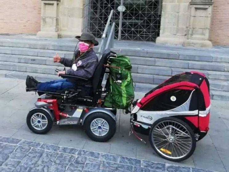 «Io, pellegrino sul Cammino di Santiago con la mia carrozzina»
