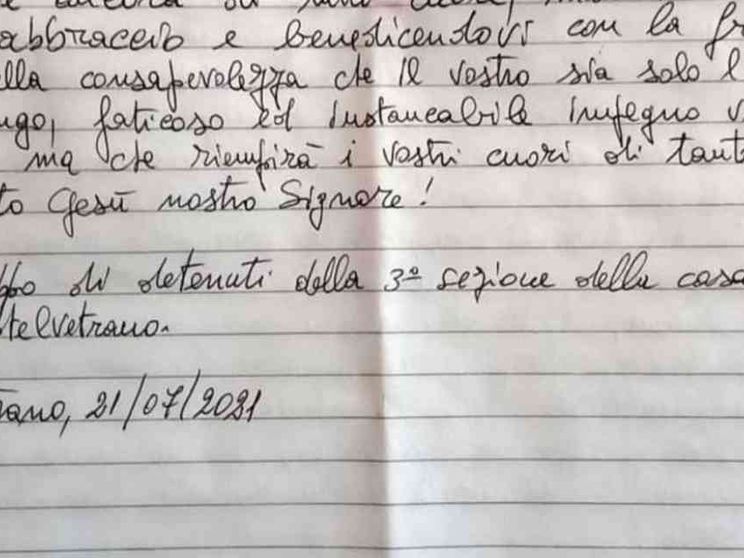 I detenuti scrivono ai giovani volontari: c'è bisogno di buoni esempi