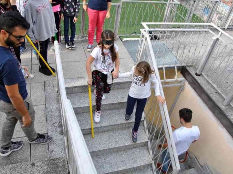 Correre con gli atleti non vedenti: "Si vince solo insieme"