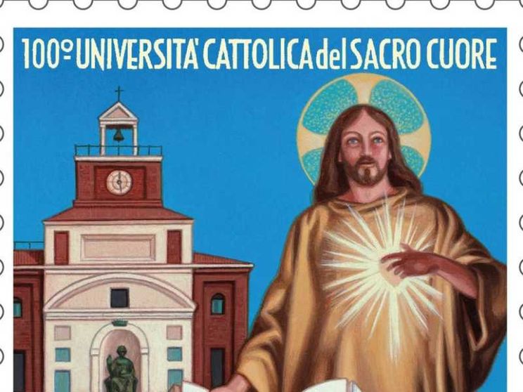 Un francobollo vaticano per i 100 anni dell'Università Cattolica