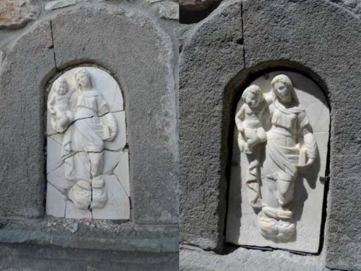 Le pietre e la storia di un popolo, il recupero delle edicole votive