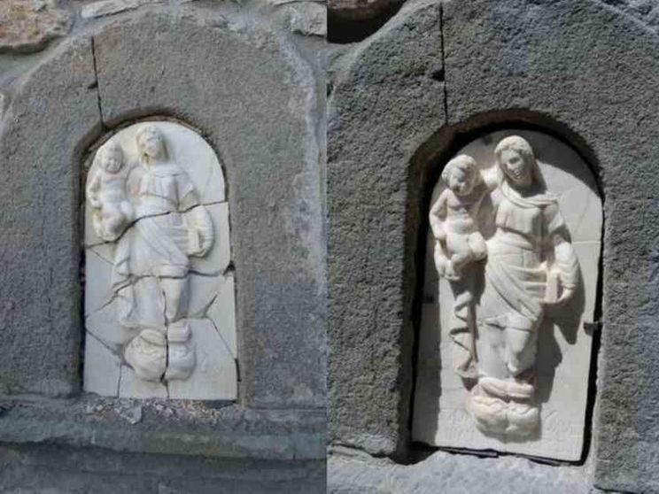 Le pietre e la storia di un popolo, il recupero delle edicole votive