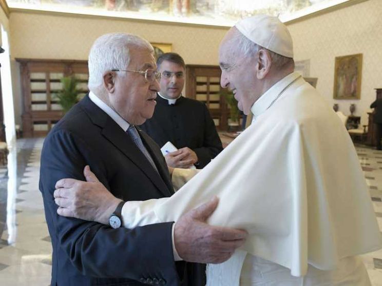 Abu Mazen dal Papa, sempre valida soluzione due Stati