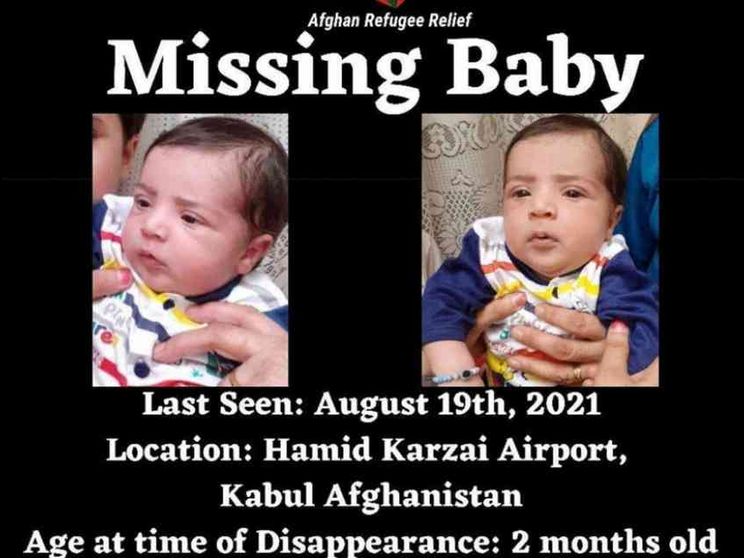 Affidato a marine nel caos di Kabul, il neonato non si trova più