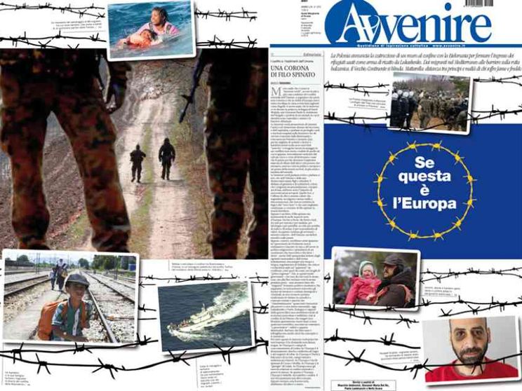 I migranti e i muri d'Europa: oggi in edicola uno speciale di Avvenire