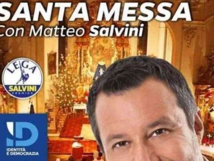 Polemiche sulla "Messa con Salvini". Poi la celebrazione viene annullata