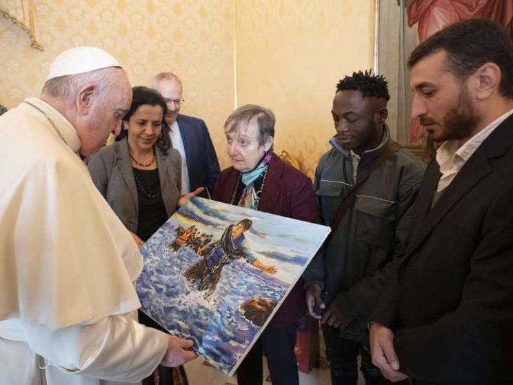 Compleanno con poveri e rifugiati: così il Papa ha festeggiato 85 anni