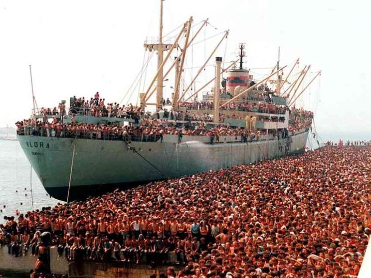 Storia della Vlora, la nave della grande migrazione albanese