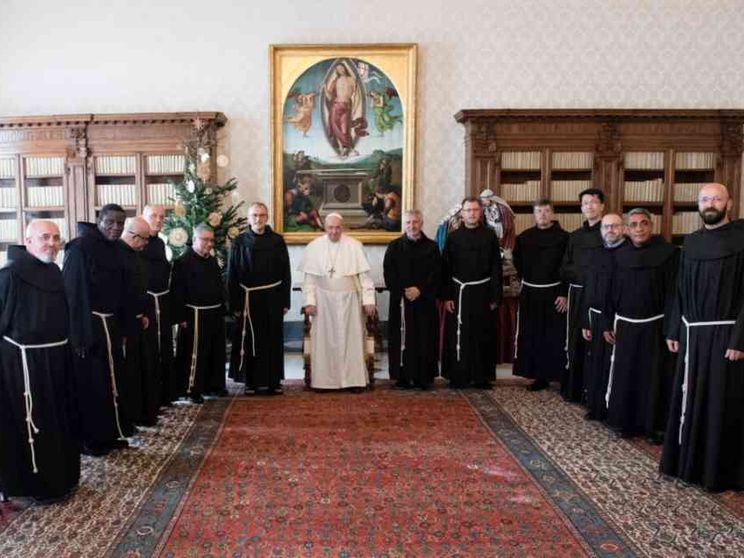 Il Papa ai francescani: «Lavorare con coraggio e fiducia»